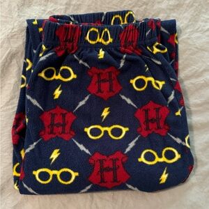 Harry Potter Fleece Pajama Pants Adult‎ Size Medium